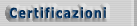 certificazioni